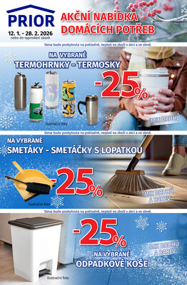 Prior Domácí potřeby do 28.2.