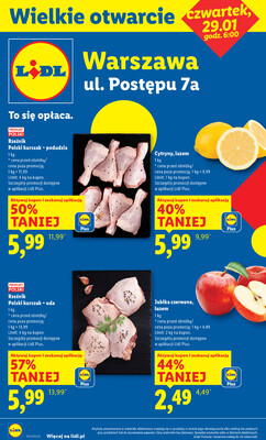 Leták Lidl Polsko 29.1.-7.2.2026 - Lidl ve Varšavě