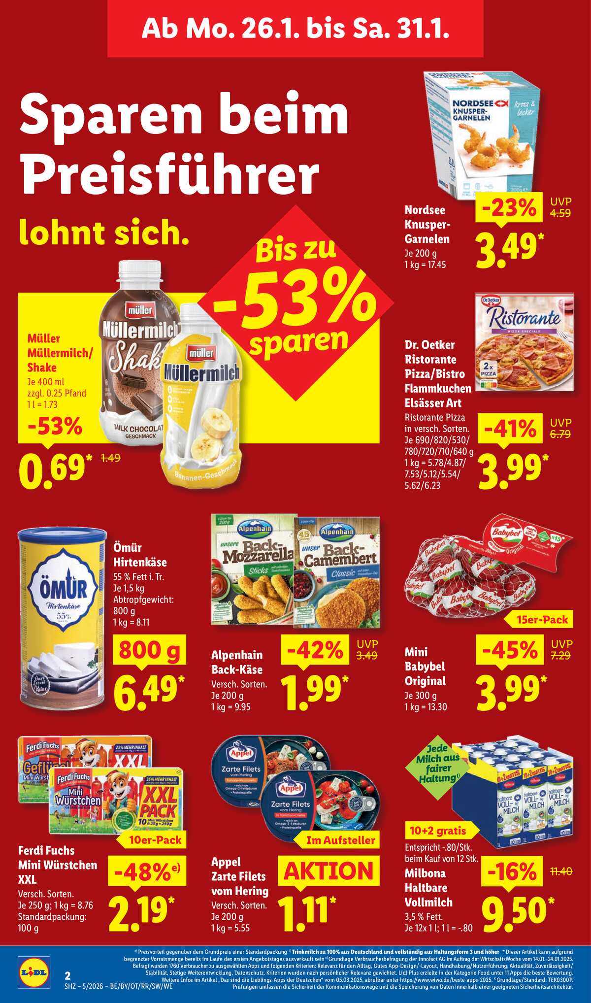 Leták Lidl Německo 26.1.-31.1.2026 strana 2