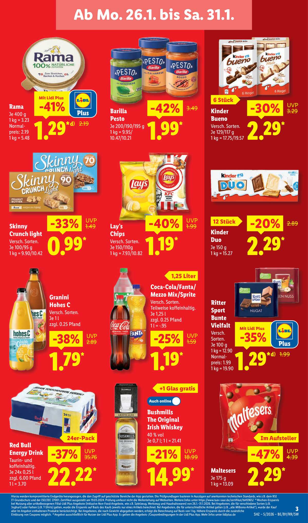 Leták Lidl Německo 26.1.-31.1.2026 strana 3