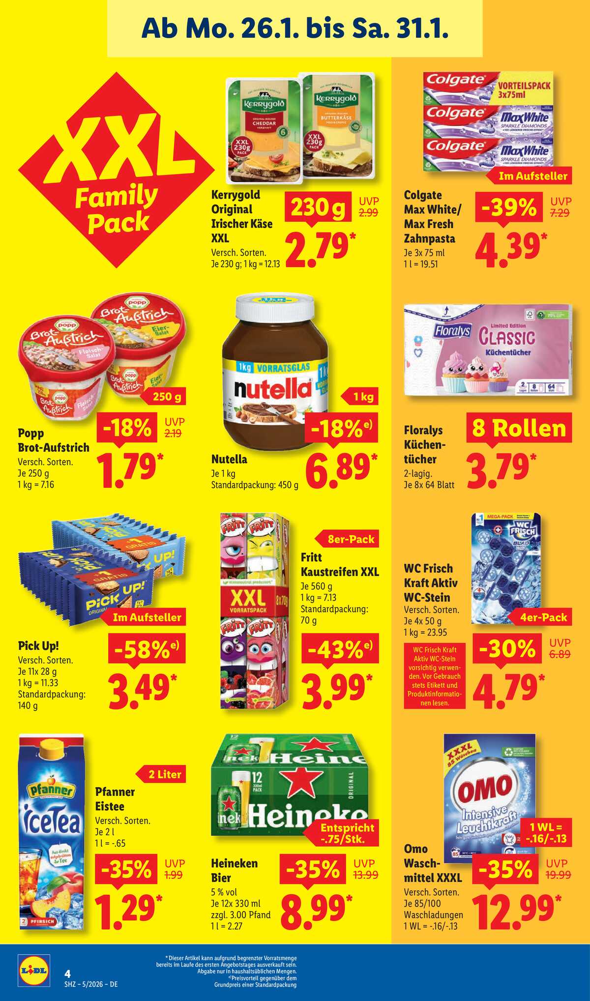 Leták Lidl Německo 26.1.-31.1.2026 strana 4