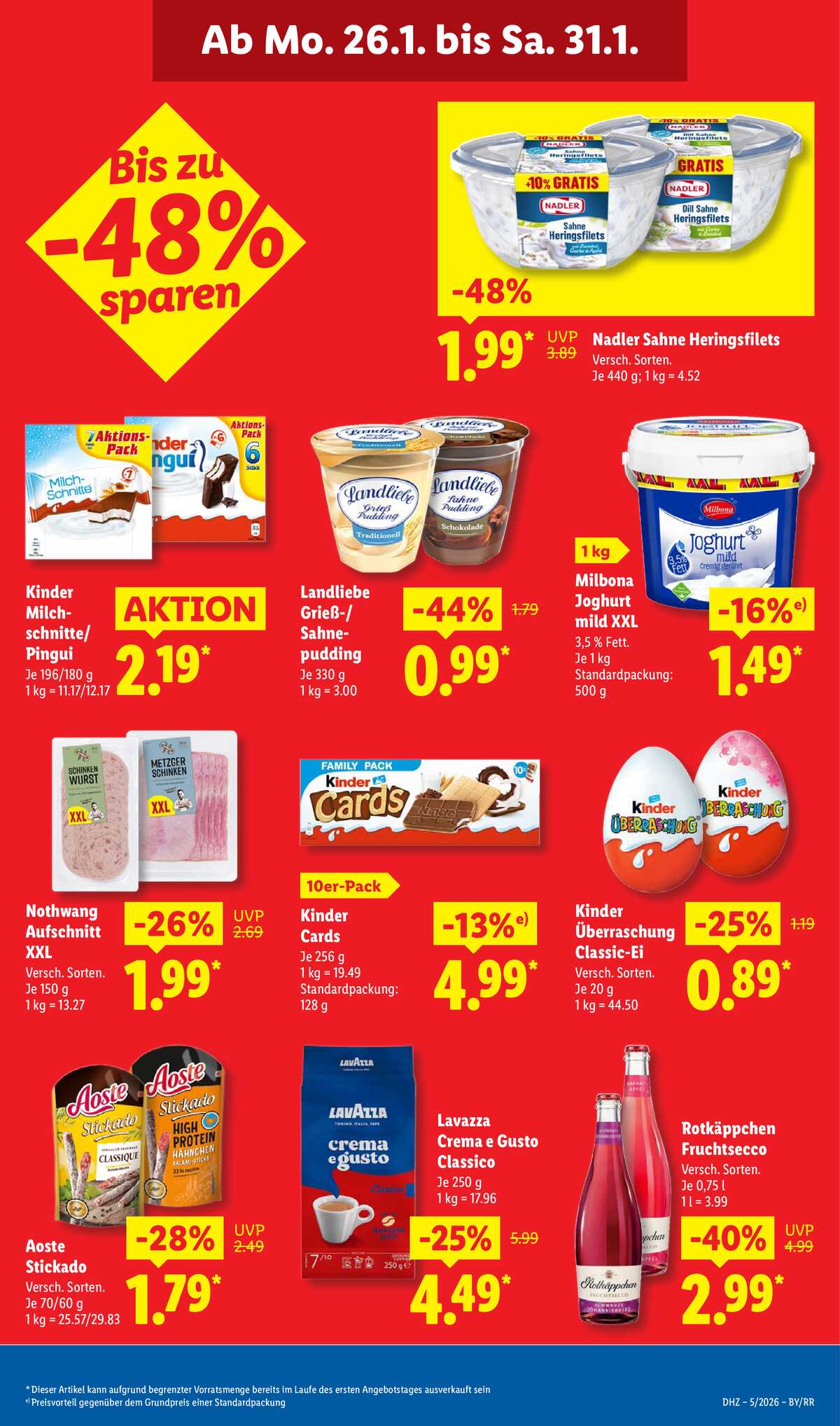 Leták Lidl Německo 26.1.-31.1.2026 strana 17