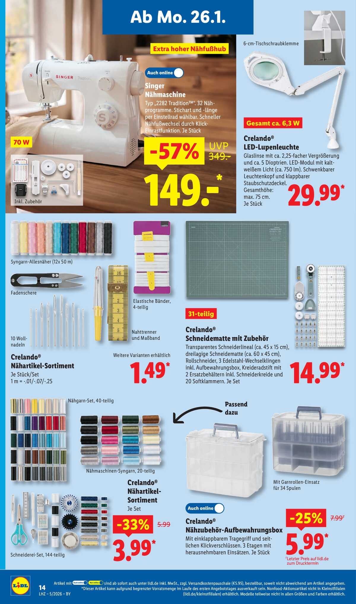 Leták Lidl Německo 26.1.-31.1.2026 strana 34