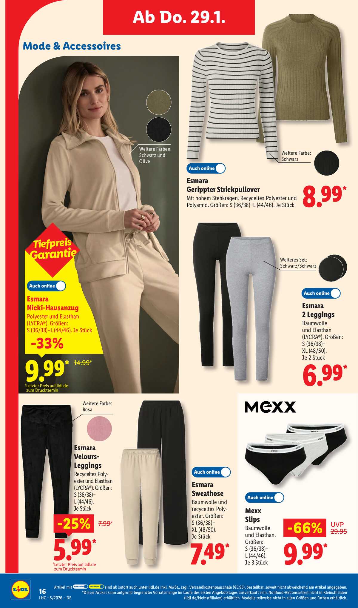 Leták Lidl Německo 26.1.-31.1.2026 strana 36