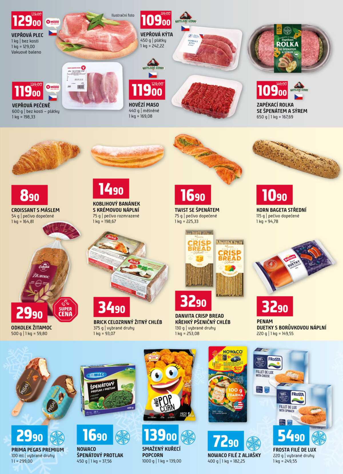 Terno České Budějovice, Třeboň, Trhové sviny, Bechyně, Týn nad Vltavou, Hradec Králové, Olomouc, Borovany od 4.2. do 10.2.2026 strana 3