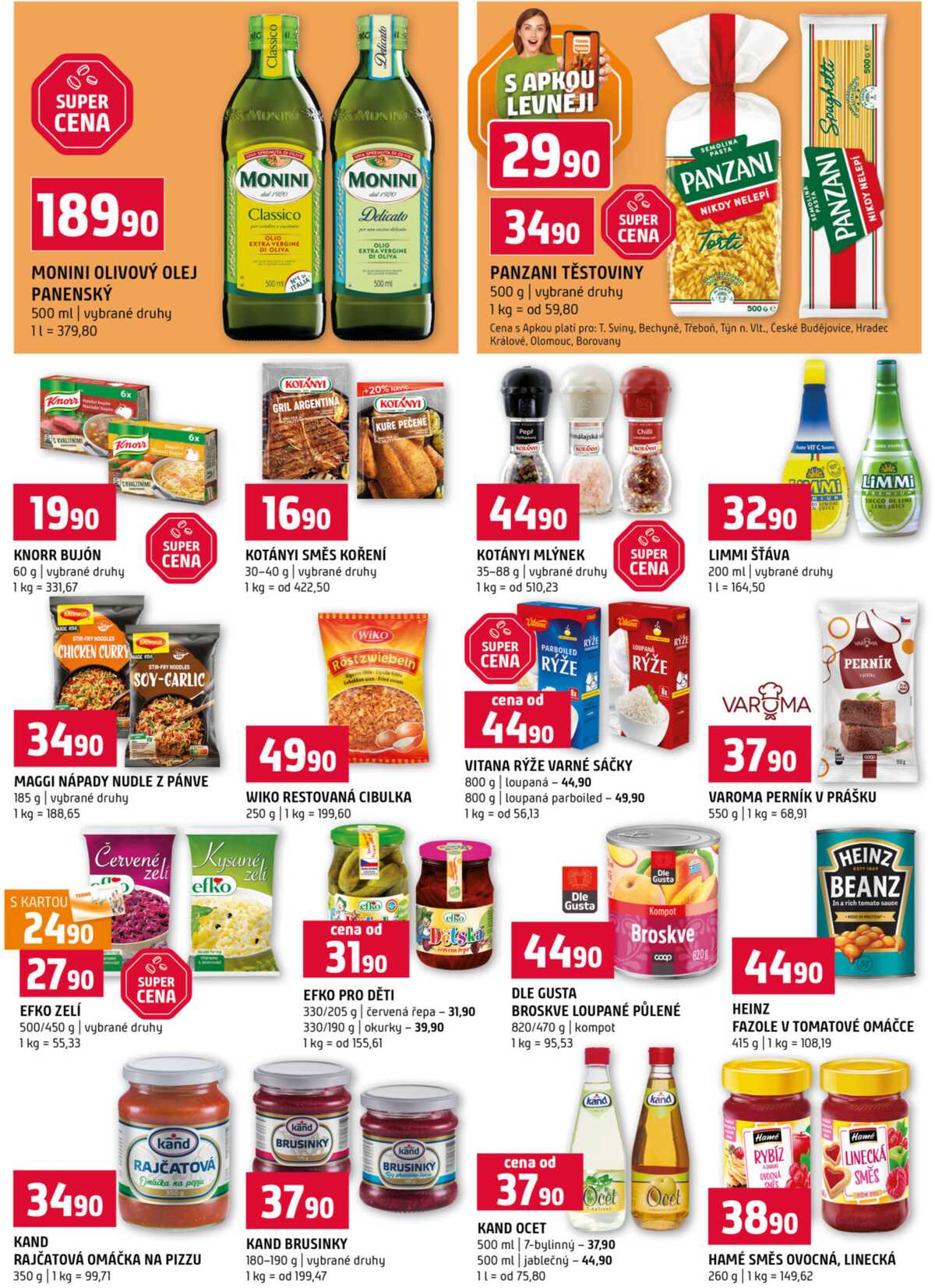 Terno České Budějovice, Třeboň, Trhové sviny, Bechyně, Týn nad Vltavou, Hradec Králové, Olomouc, Borovany od 4.2. do 10.2.2026 strana 10