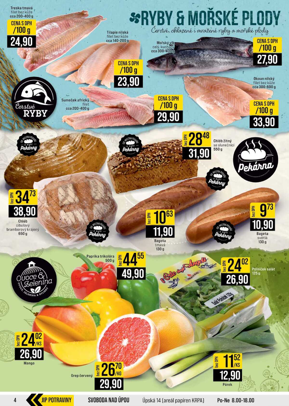 JIP Cash & Carry Brno, Praha, Ostrava, Jilemnice, Pardubice, Ostrava, Karlovy Vary, Olomouc a Zlín od 28.1. do 3.2.2026 strana 4