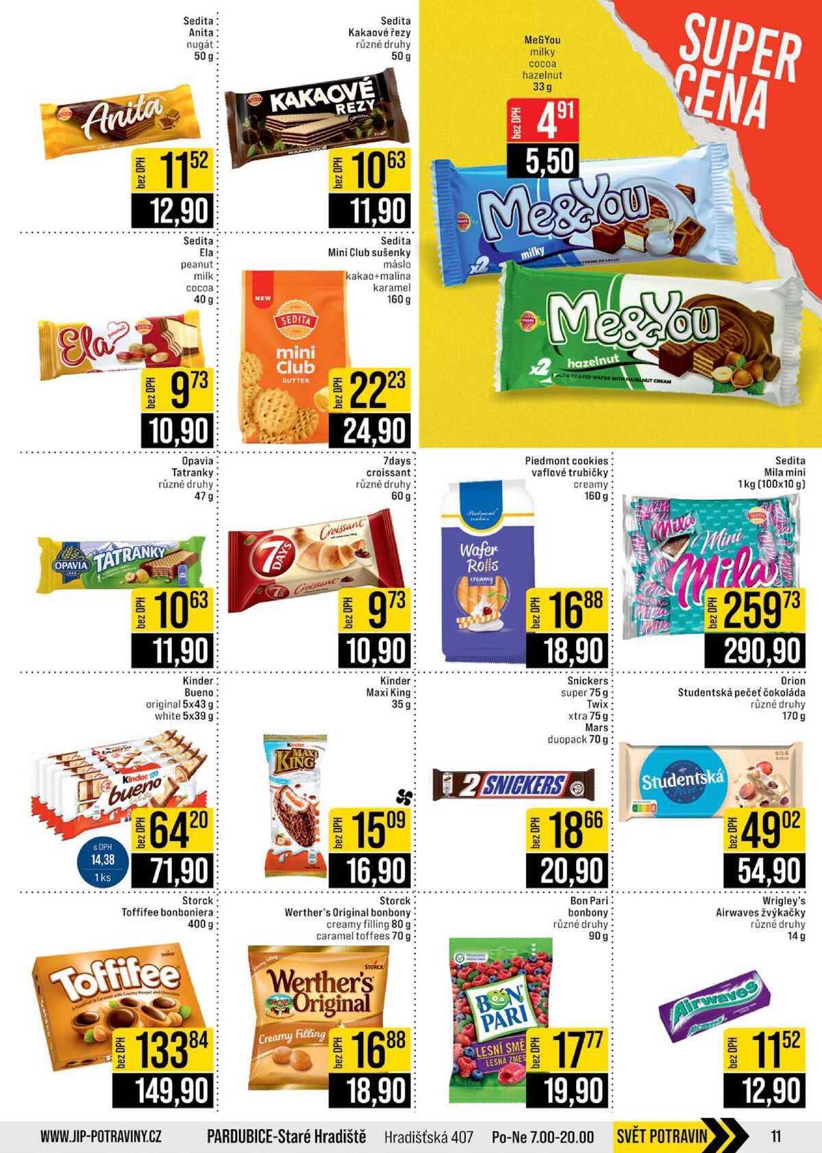 JIP Cash & Carry Brno, Praha, Ostrava, Jilemnice, Pardubice, Ostrava, Karlovy Vary, Olomouc a Zlín od 28.1. do 3.2.2026 strana 11