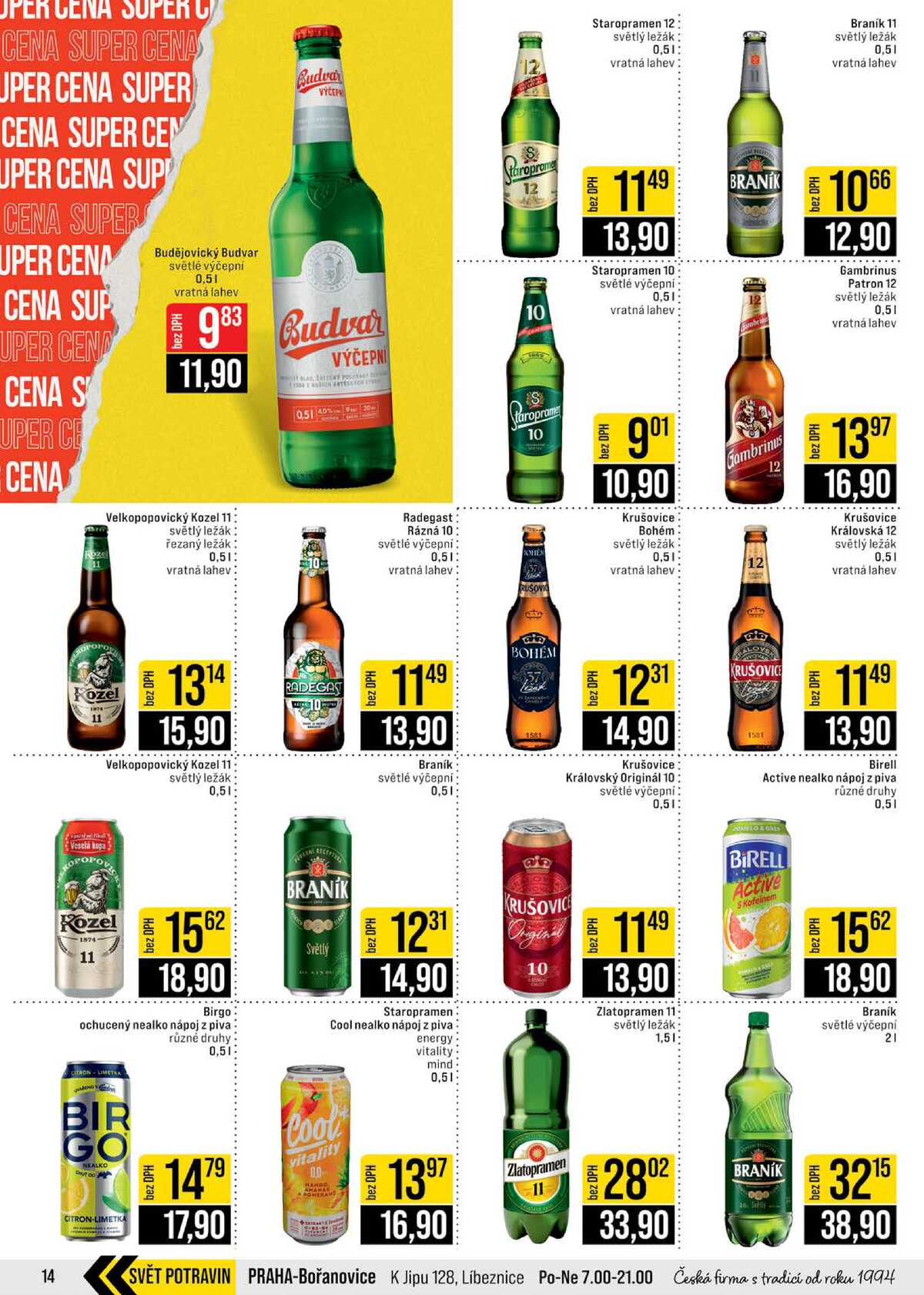 JIP Cash & Carry Brno, Praha, Ostrava, Jilemnice, Pardubice, Ostrava, Karlovy Vary, Olomouc a Zlín od 28.1. do 3.2.2026 strana 14