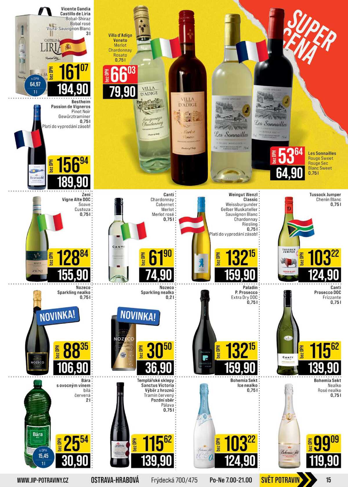 JIP Cash & Carry Brno, Praha, Ostrava, Jilemnice, Pardubice, Ostrava, Karlovy Vary, Olomouc a Zlín od 28.1. do 3.2.2026 strana 15