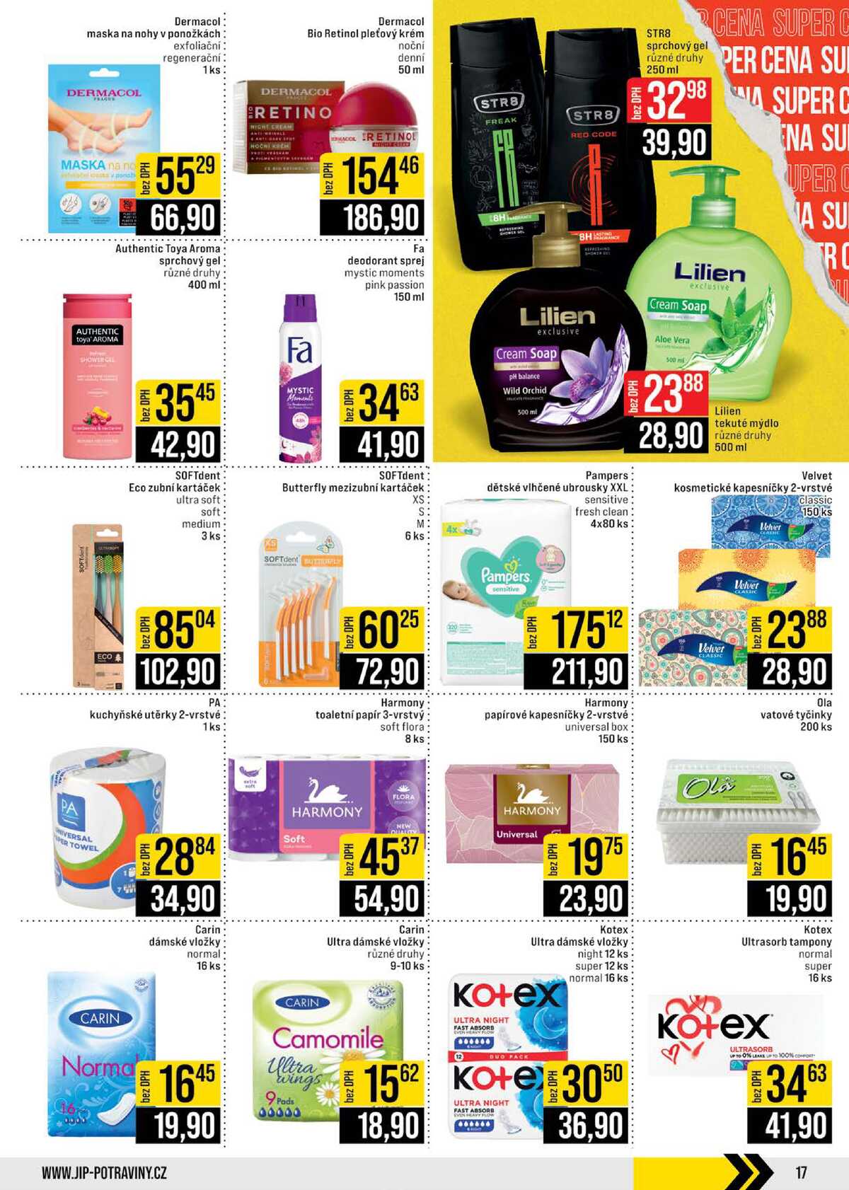 JIP Cash & Carry Brno, Praha, Ostrava, Jilemnice, Pardubice, Ostrava, Karlovy Vary, Olomouc a Zlín od 28.1. do 3.2.2026 strana 17
