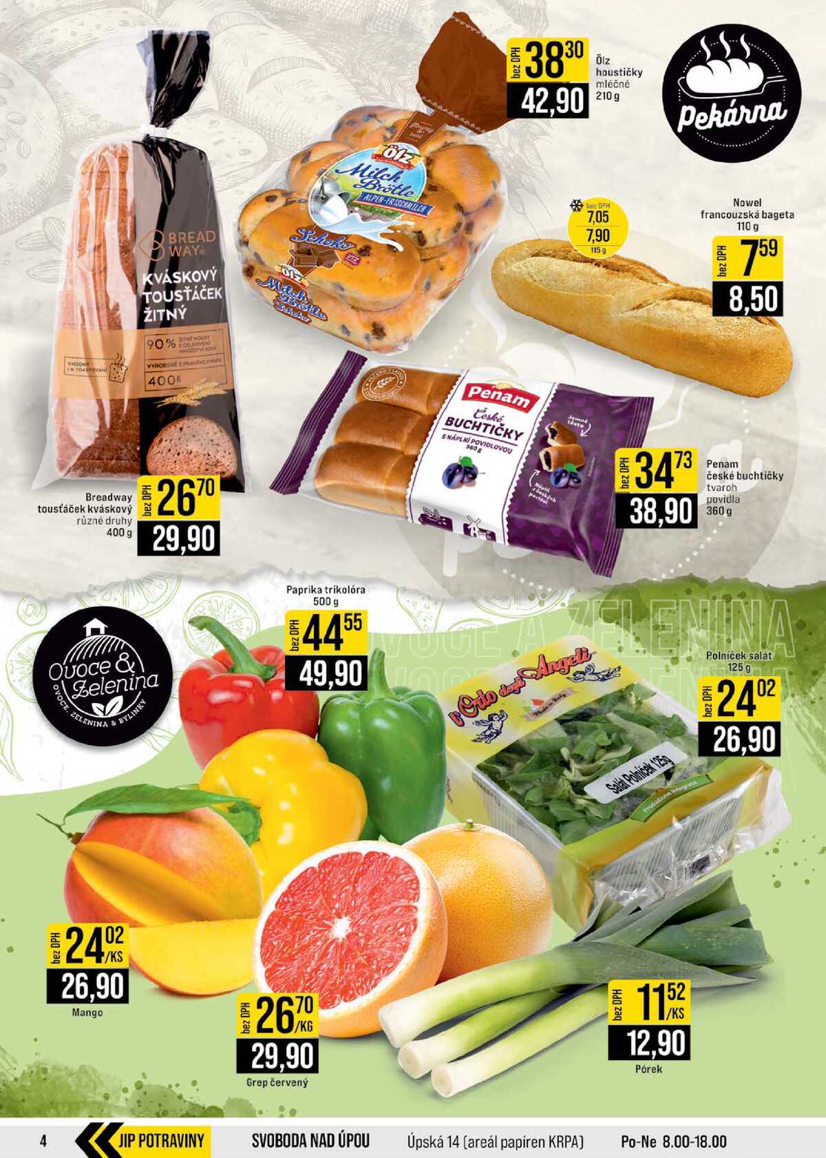 JIP Cash & Carry České Budějovice, Most, Náchod, Polička, Sušice a Svoboda nad Úpou od 28.1. do 3.2.2026 strana 4