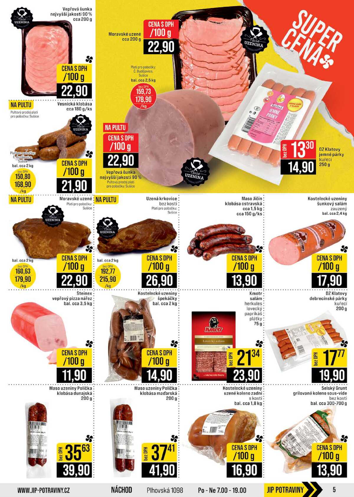 JIP Cash & Carry České Budějovice, Most, Náchod, Polička, Sušice a Svoboda nad Úpou od 28.1. do 3.2.2026 strana 5