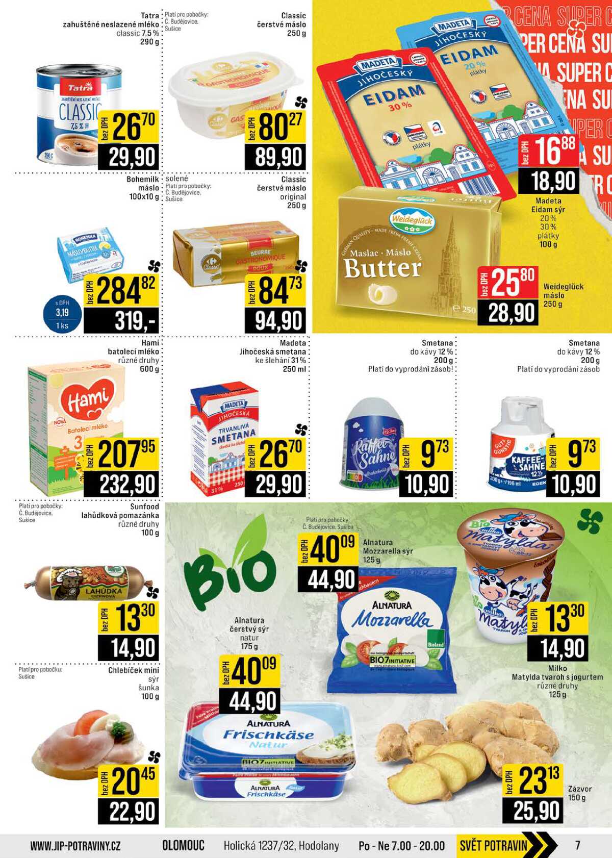 JIP Cash & Carry České Budějovice, Most, Náchod, Polička, Sušice a Svoboda nad Úpou od 28.1. do 3.2.2026 strana 7