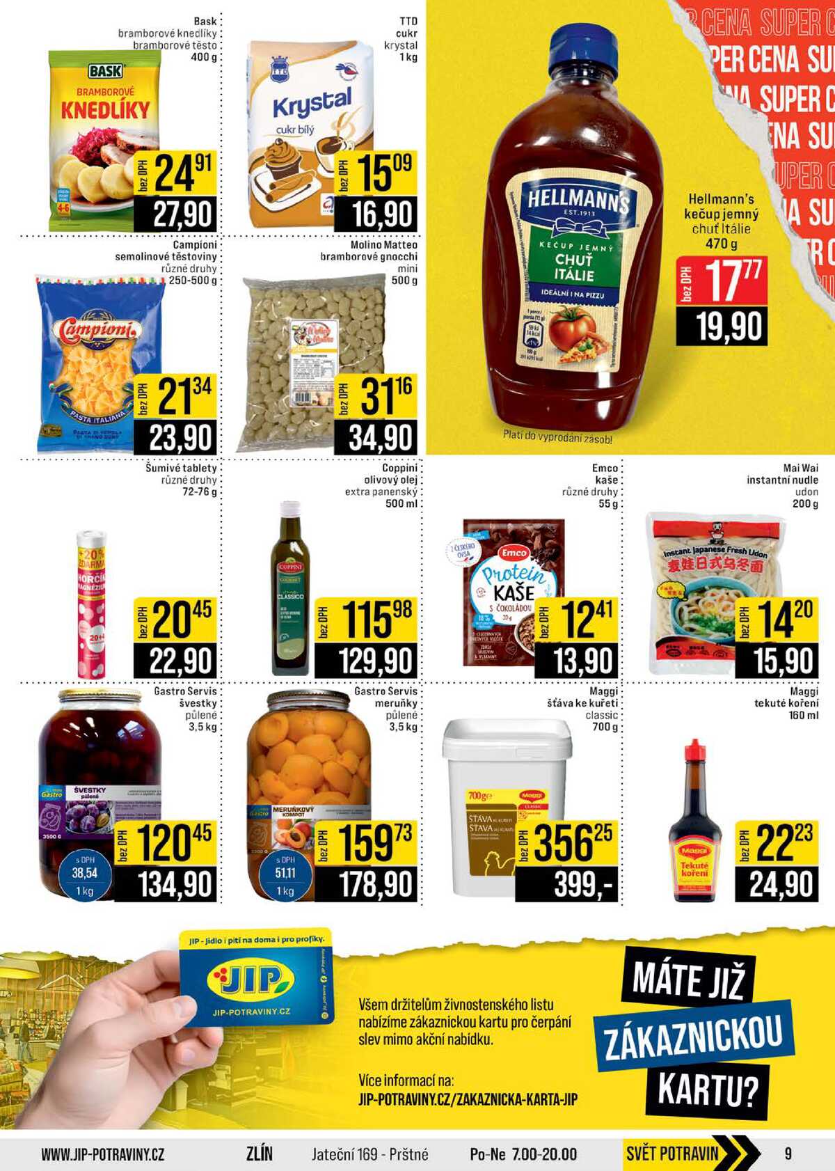 JIP Cash & Carry České Budějovice, Most, Náchod, Polička, Sušice a Svoboda nad Úpou od 28.1. do 3.2.2026 strana 9