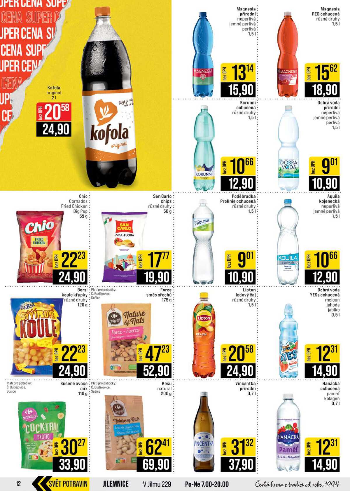 JIP Cash & Carry České Budějovice, Most, Náchod, Polička, Sušice a Svoboda nad Úpou od 28.1. do 3.2.2026 strana 12