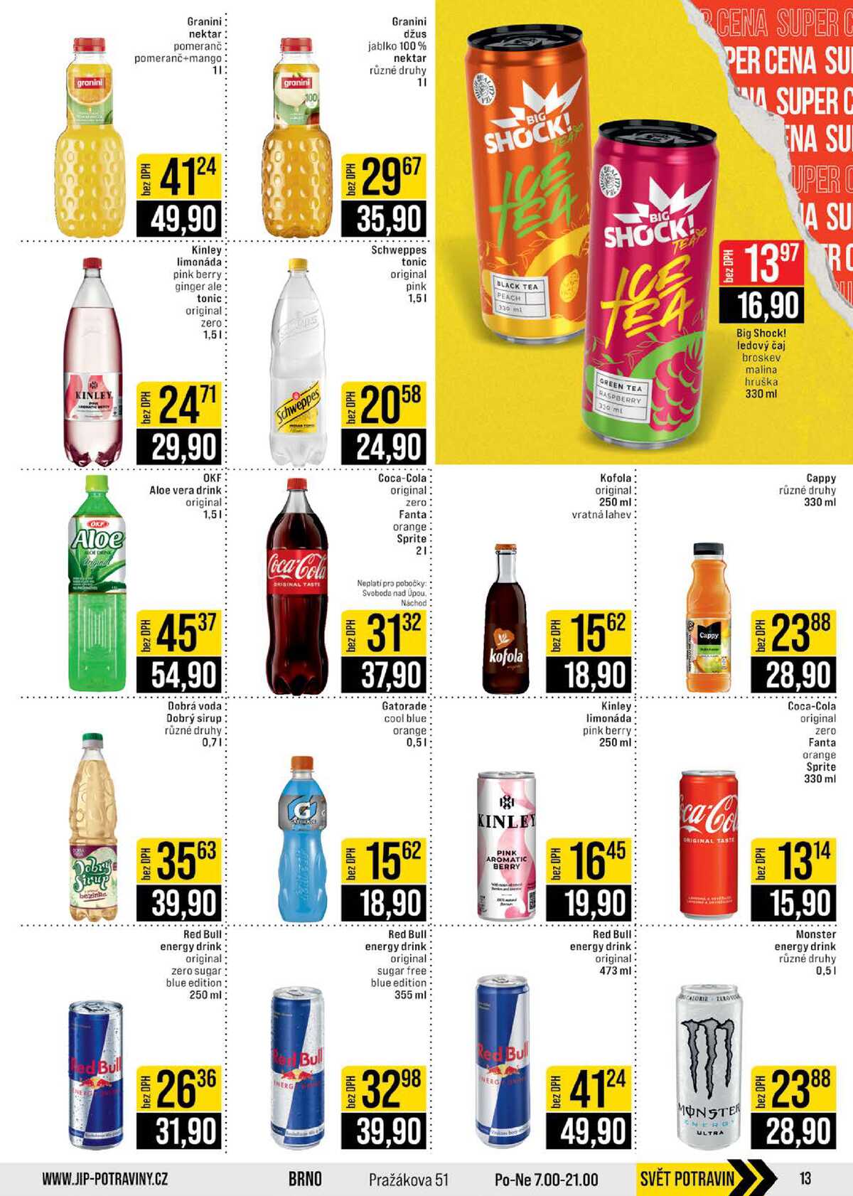 JIP Cash & Carry České Budějovice, Most, Náchod, Polička, Sušice a Svoboda nad Úpou od 28.1. do 3.2.2026 strana 13