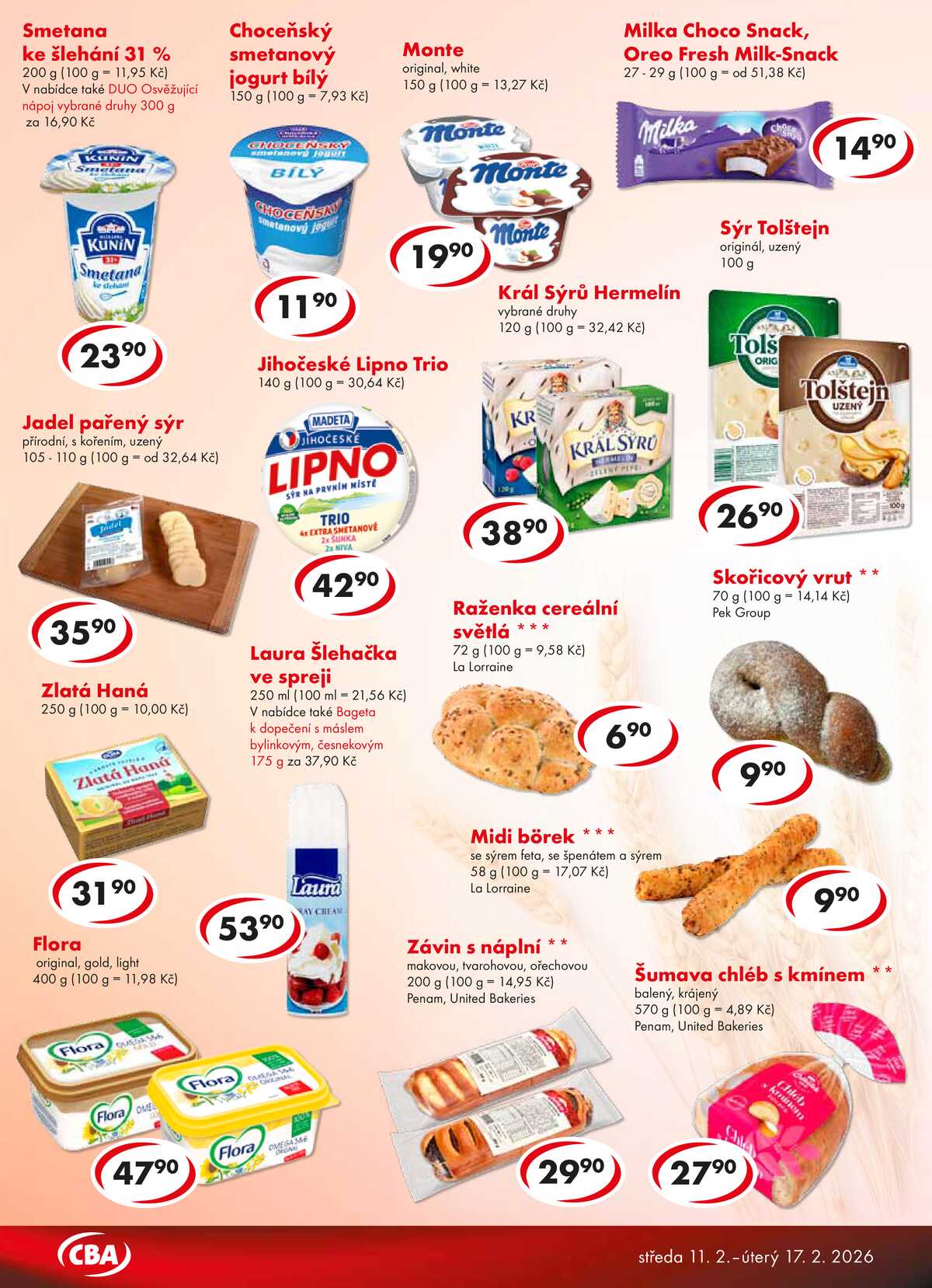 CBA Premium od 11.2. do 17.2.2026 strana 2