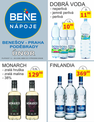 BENE NÁPOJE letáky