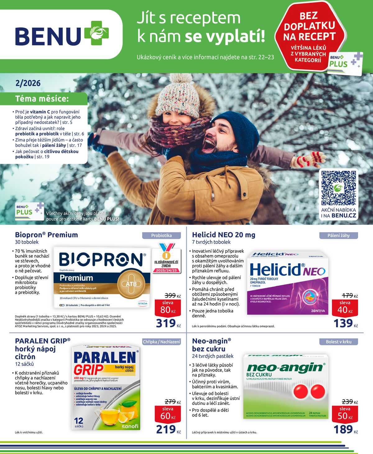 Benu od 1.2. do 28.2.2026 strana 1