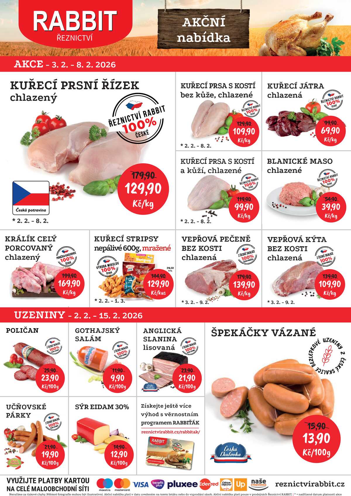 RABBIT řeznictví od 2.2. do 8.2.2026 strana 1