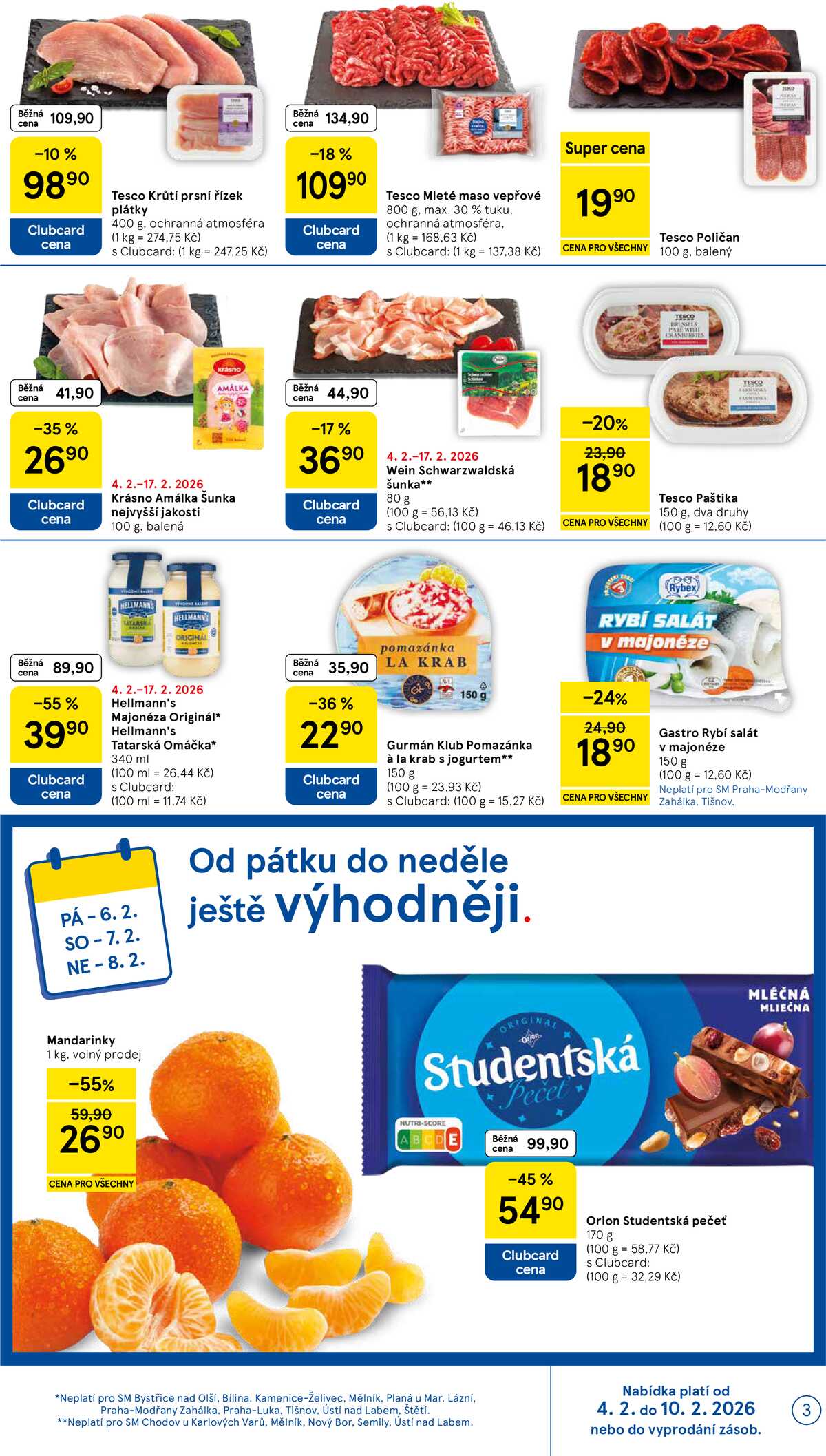 Tesco supermarkety od 4.2. do 10.2.2026 strana 3