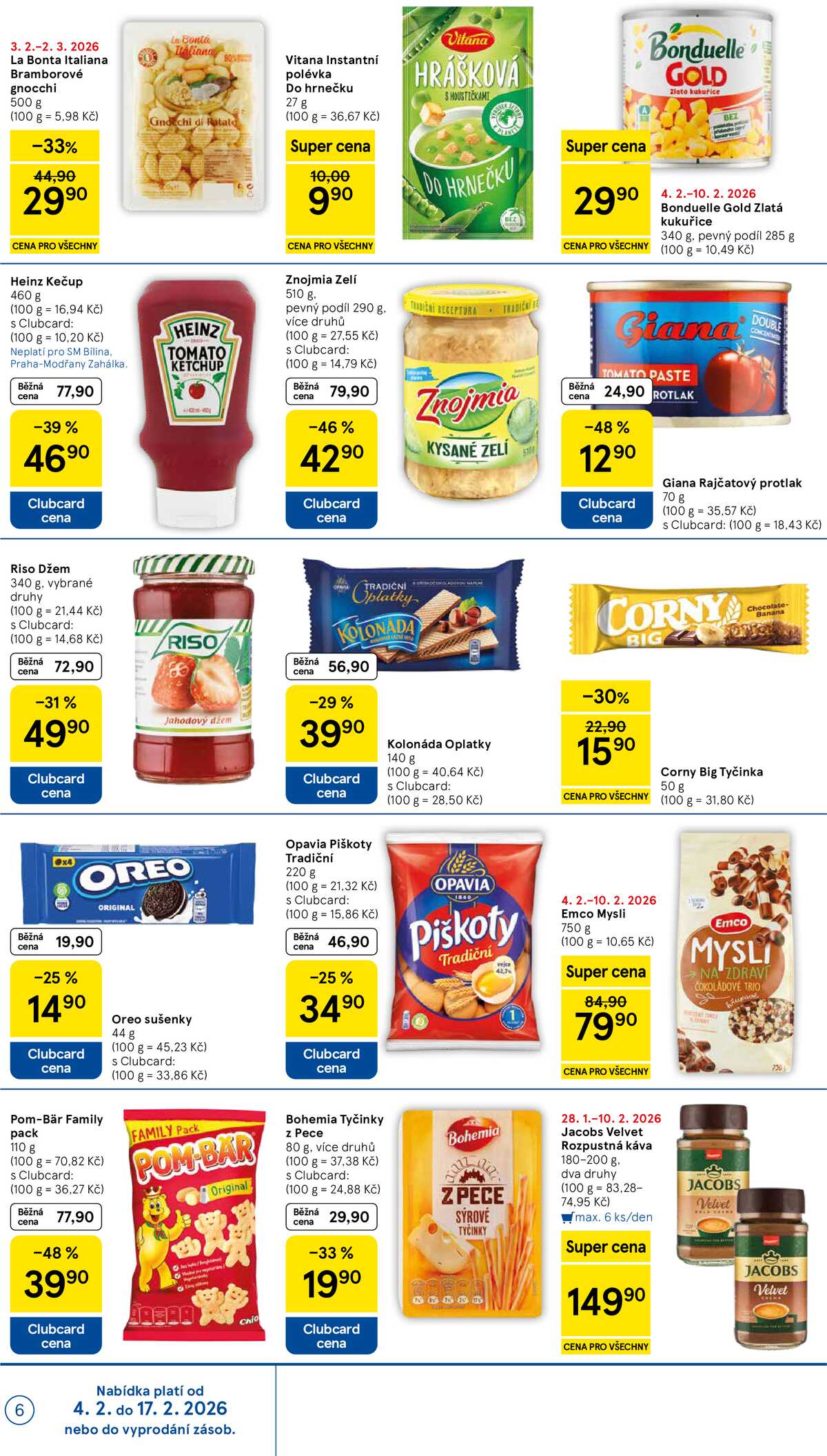 Tesco supermarkety od 4.2. do 10.2.2026 strana 6