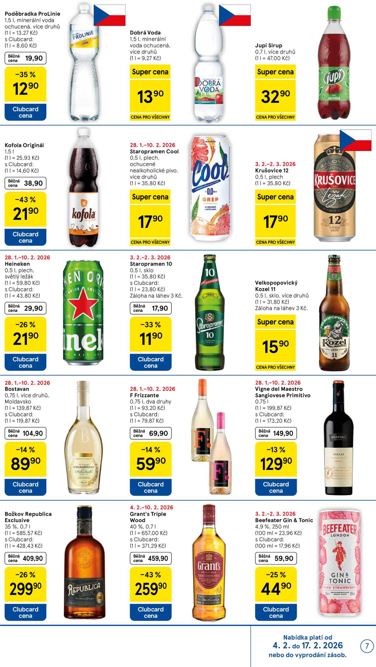 Tesco supermarkety od 4.2. do 10.2.2026 strana 7