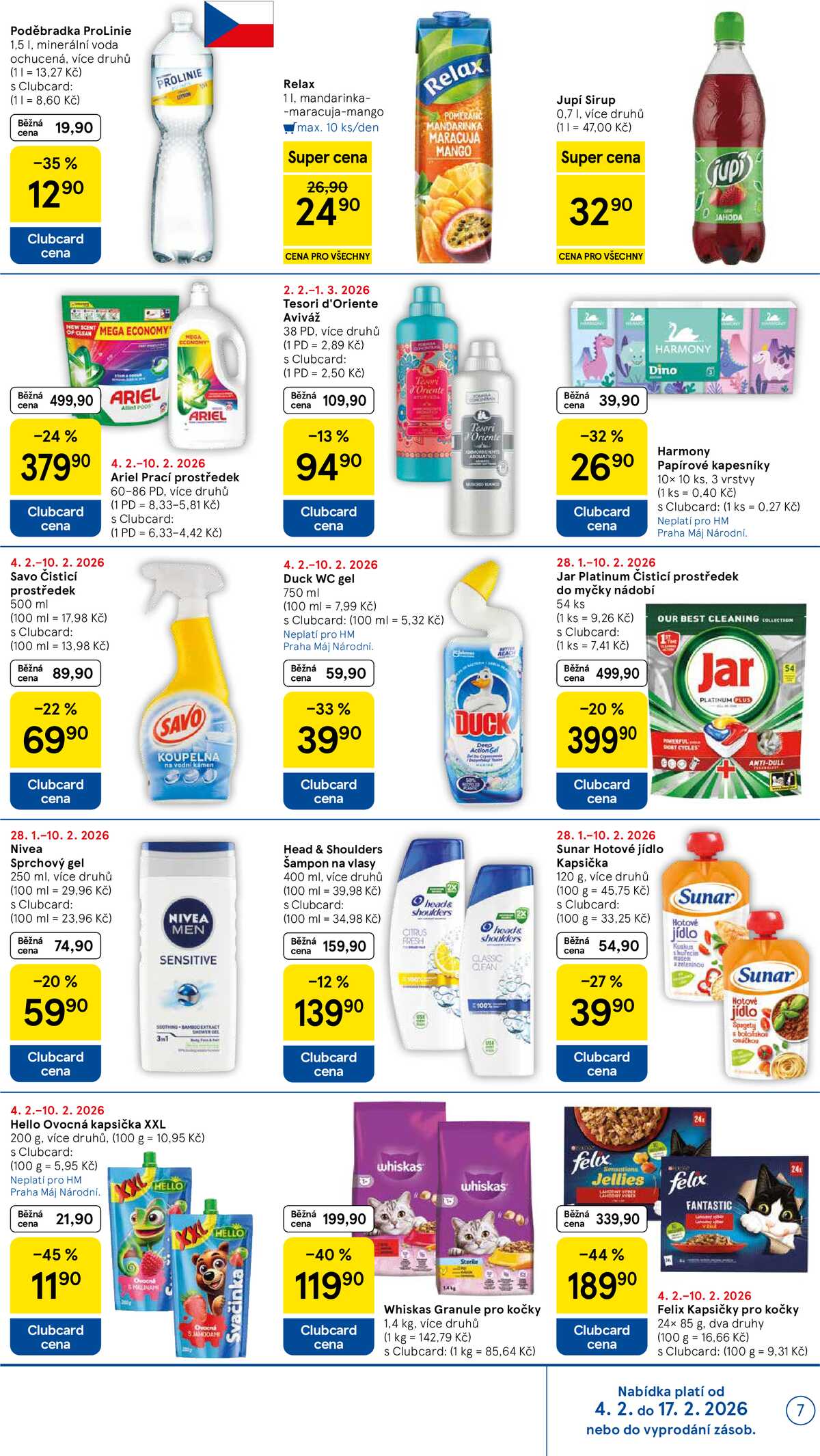 Tesco malé hypermarkety od 4.2. do 10.2.2026 strana 7