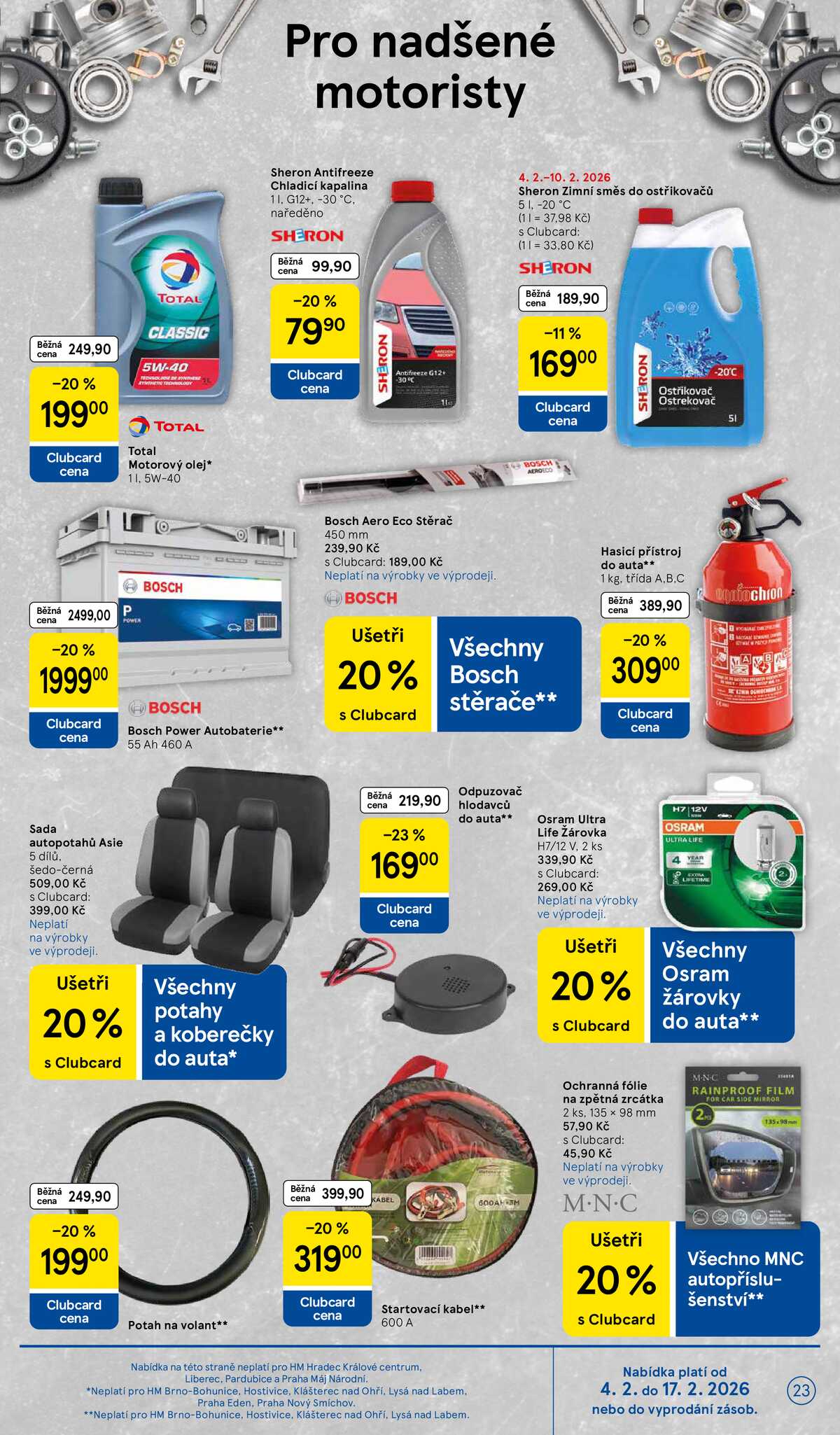 Tesco malé hypermarkety od 4.2. do 10.2.2026 strana 23