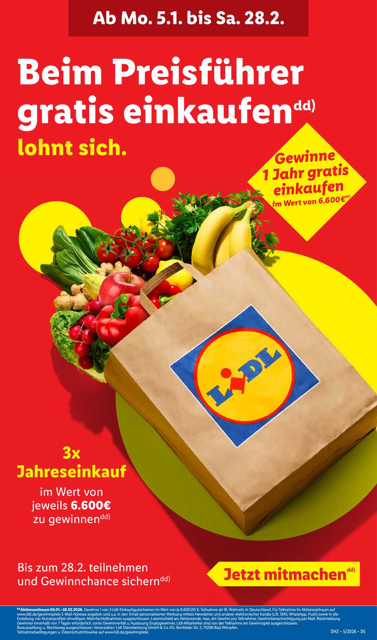 Leták Lidl Německo 26.1.-31.1.2026 strana 61