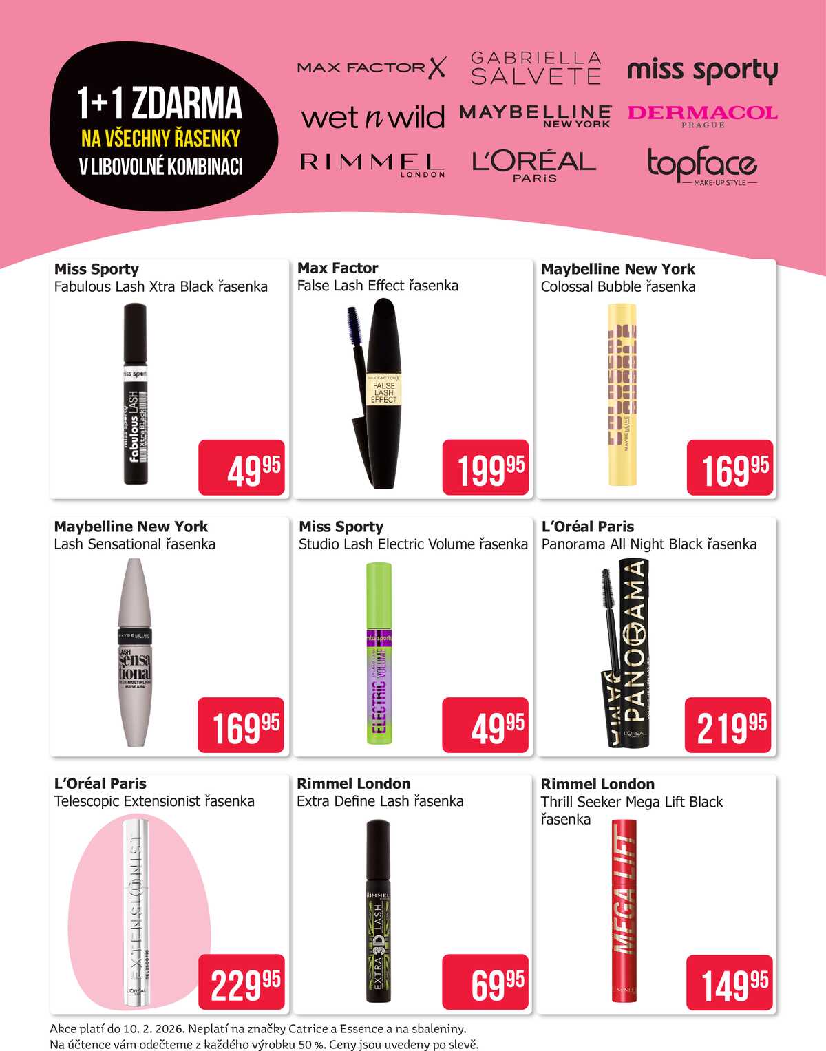 Teta drogerie řasenky od 29.1. do 10.2.2026 strana 3