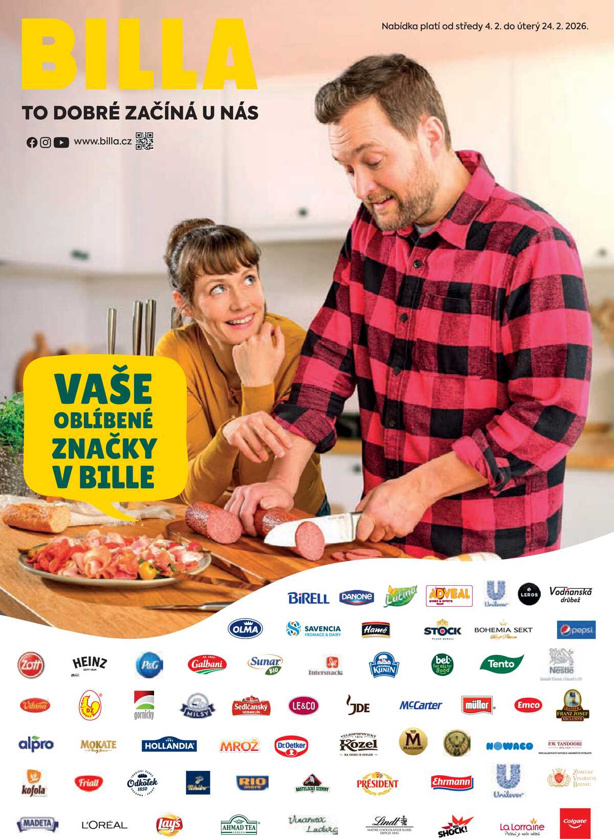 BILLA katalog od 4.2. do 24.2.2026 strana 1