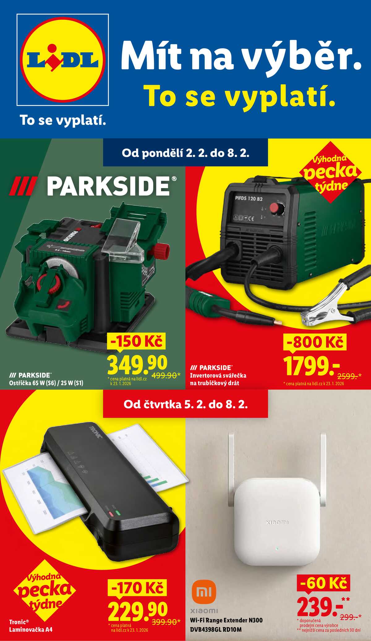 Lidl Spotřební zboží 2.2. - 8.2. strana 1