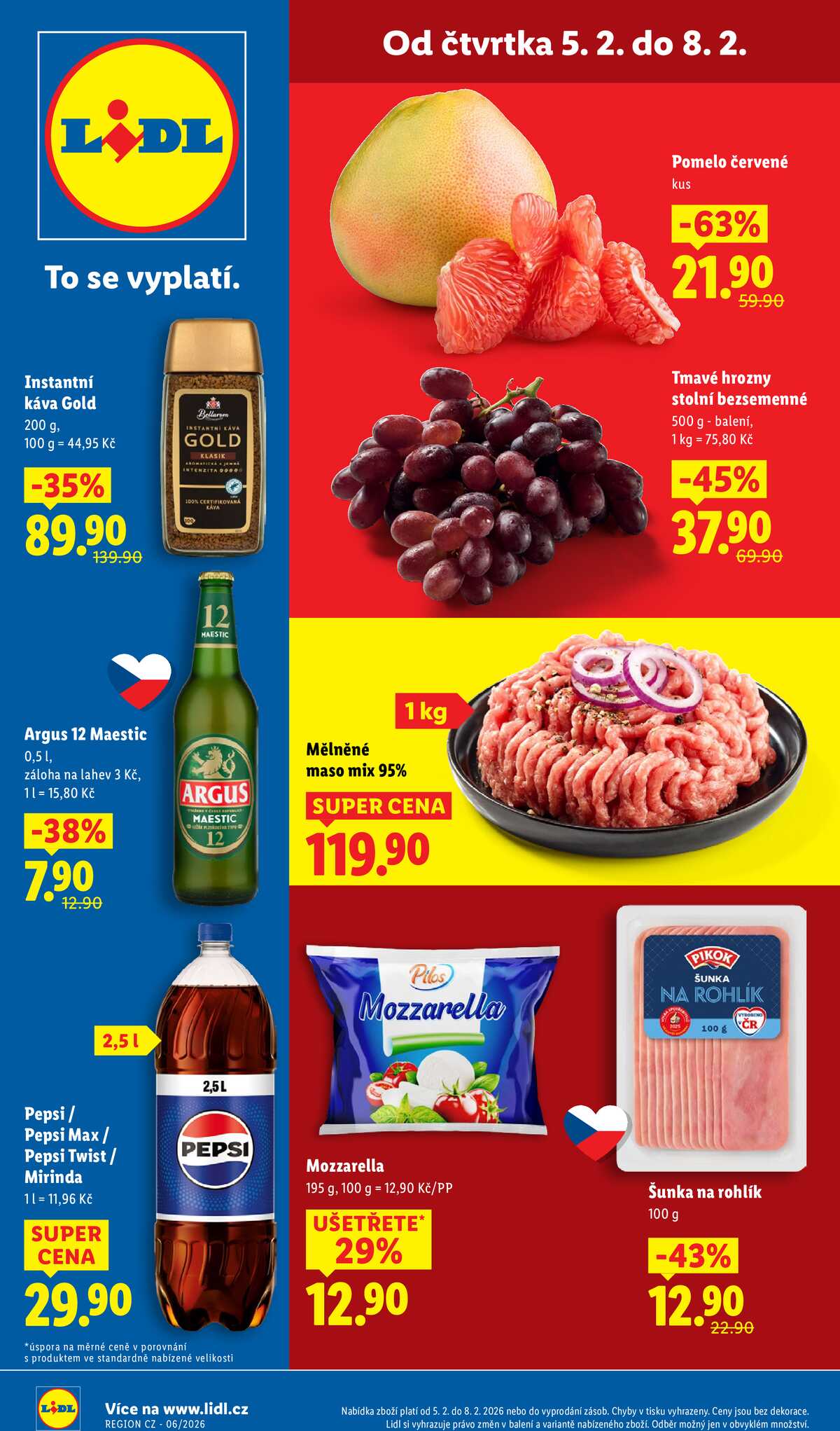 Lidl Čtvrtek od 5.2. do 8.2.2026 strana 1