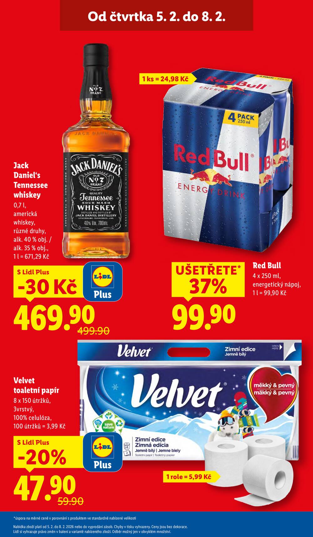 Lidl Čtvrtek od 5.2. do 8.2.2026