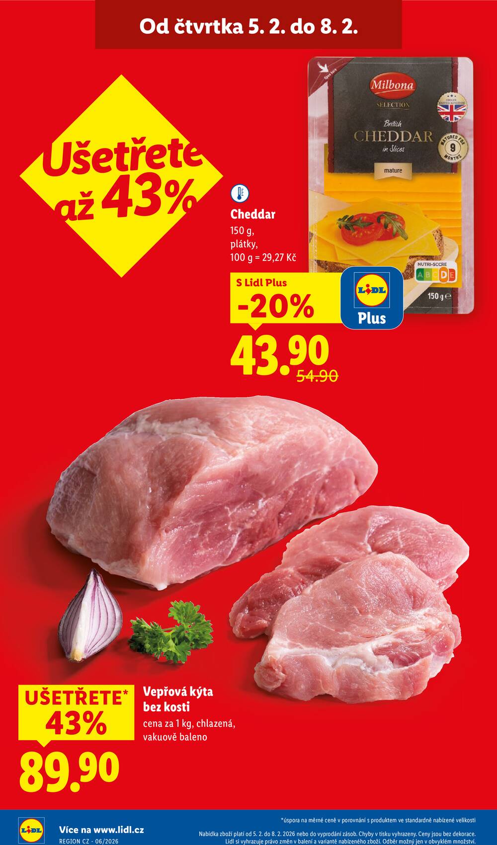 Lidl Čtvrtek od 5.2. do 8.2.2026