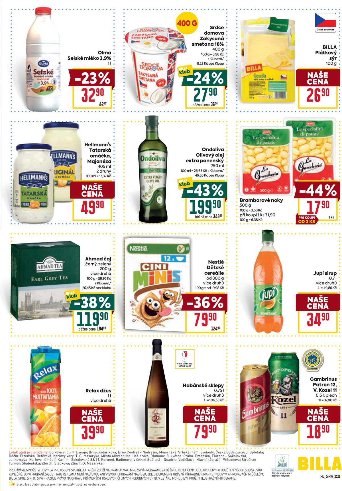 BILLA malý leták od 4.2. do 10.2.2026 strana 3