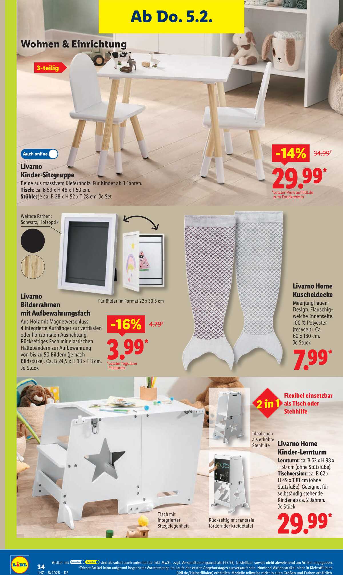 Leták Lidl Německo 2.2.-7.2.2026 strana 44