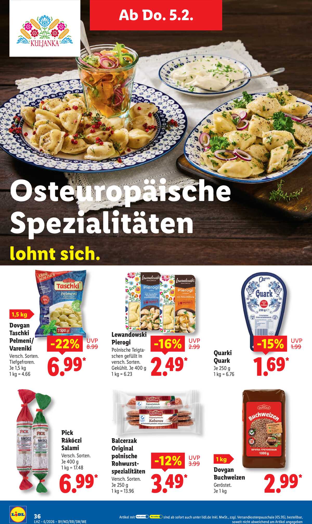 Leták Lidl Německo 2.2.-7.2.2026 strana 50