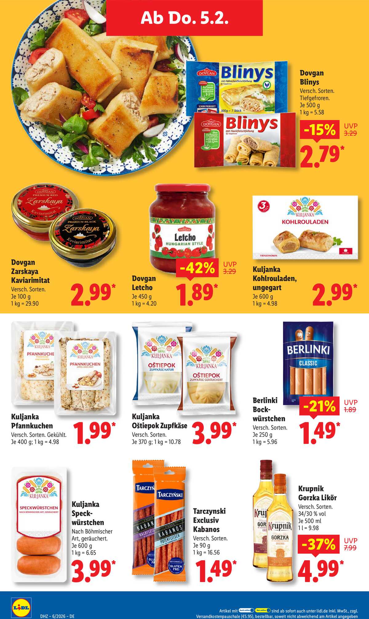Leták Lidl Německo 2.2.-7.2.2026 strana 54