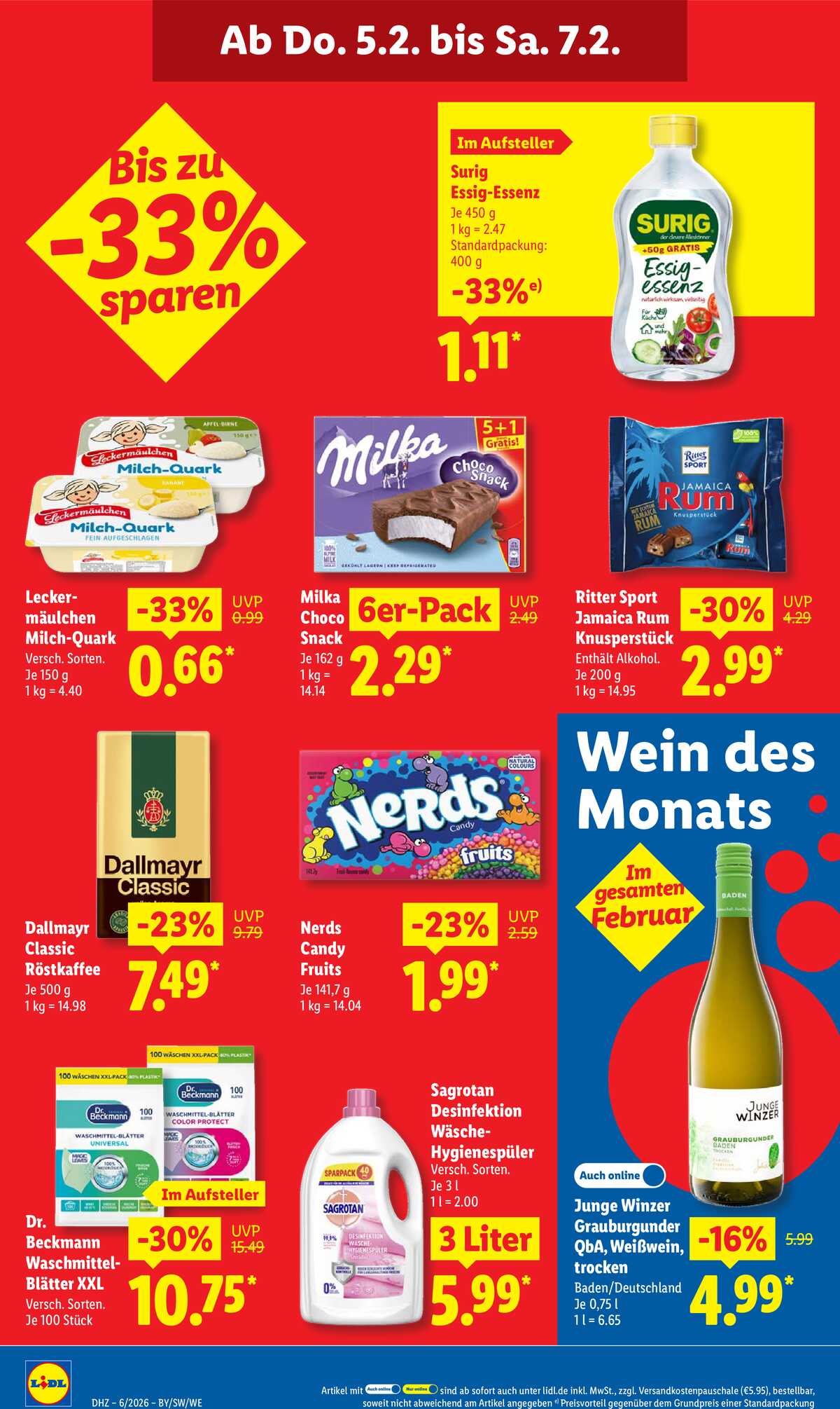 Leták Lidl Německo 2.2.-7.2.2026 strana 62