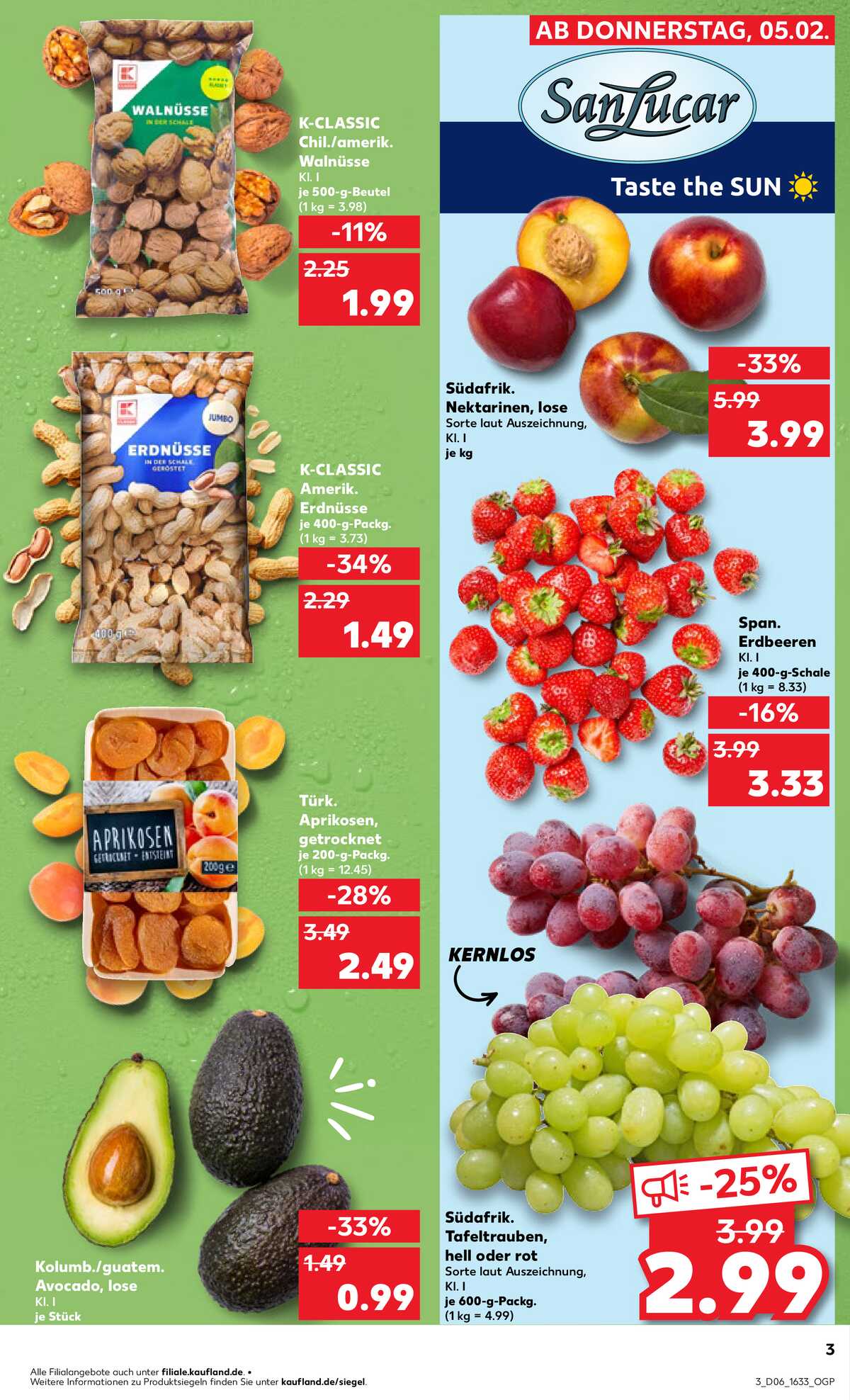 Leták Kaufland Německo 5.2.-11.2.2026 strana 3