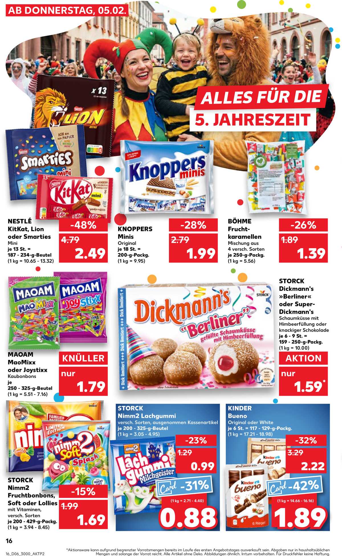 Leták Kaufland Německo 5.2.-11.2.2026 strana 16