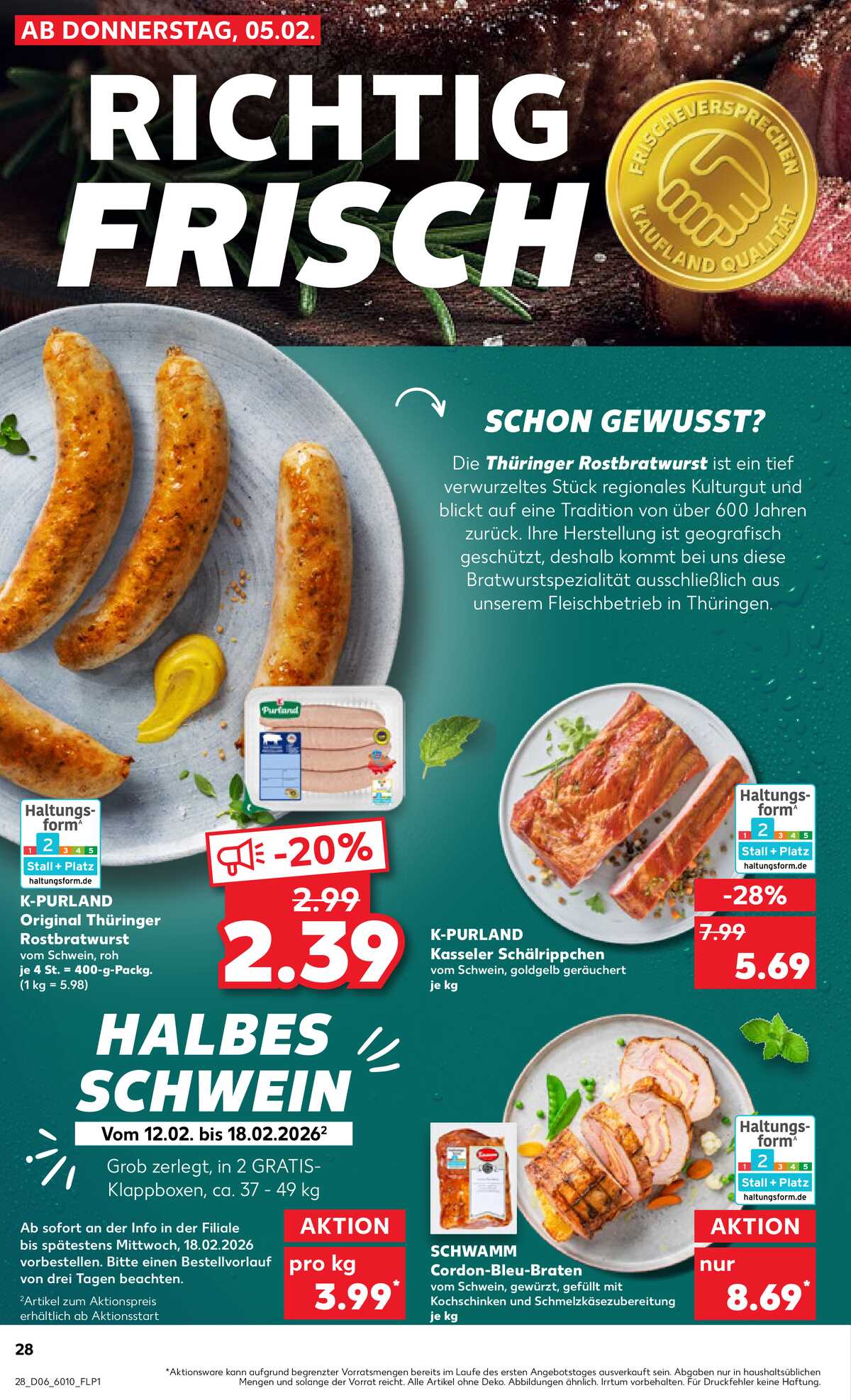 Leták Kaufland Německo 5.2.-11.2.2026 strana 28