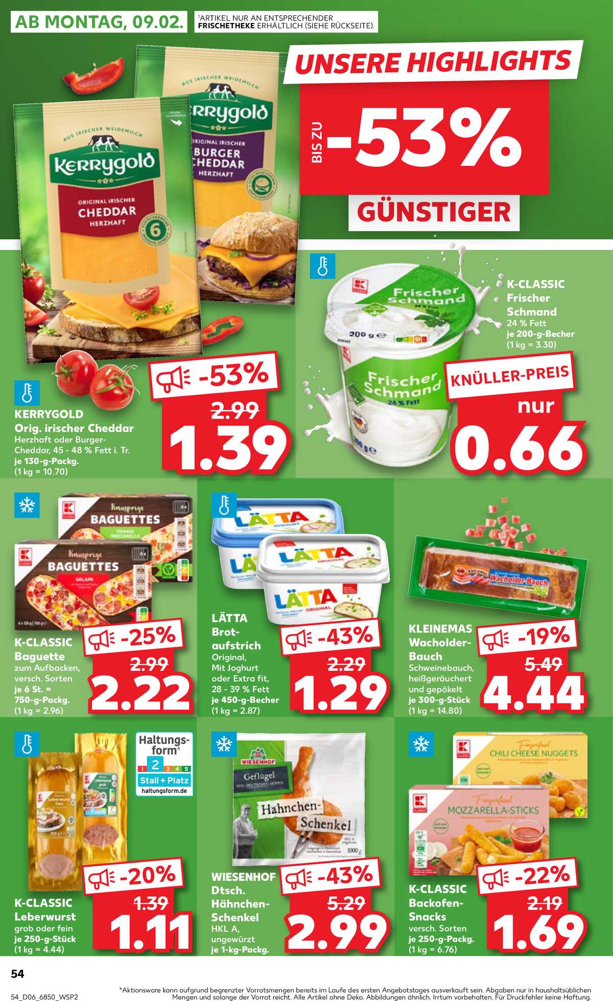 Leták Kaufland Německo 5.2.-11.2.2026 strana 54