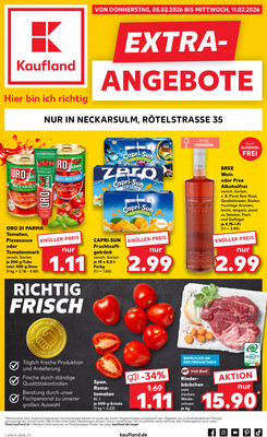 Leták Kaufland Německo 5.2.-11.2.2026