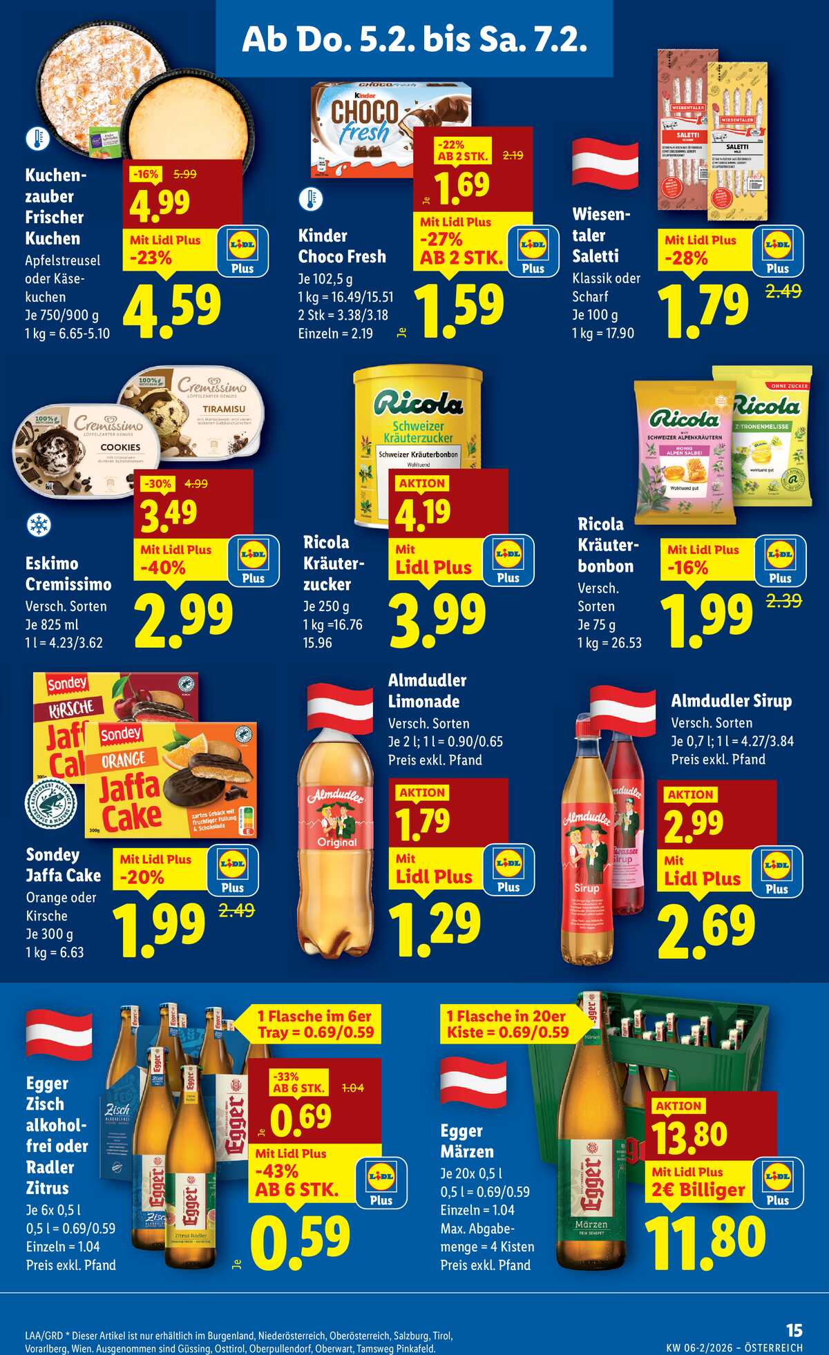 Leták Lidl Rakousko 5.2.-11.2.2026 strana 19