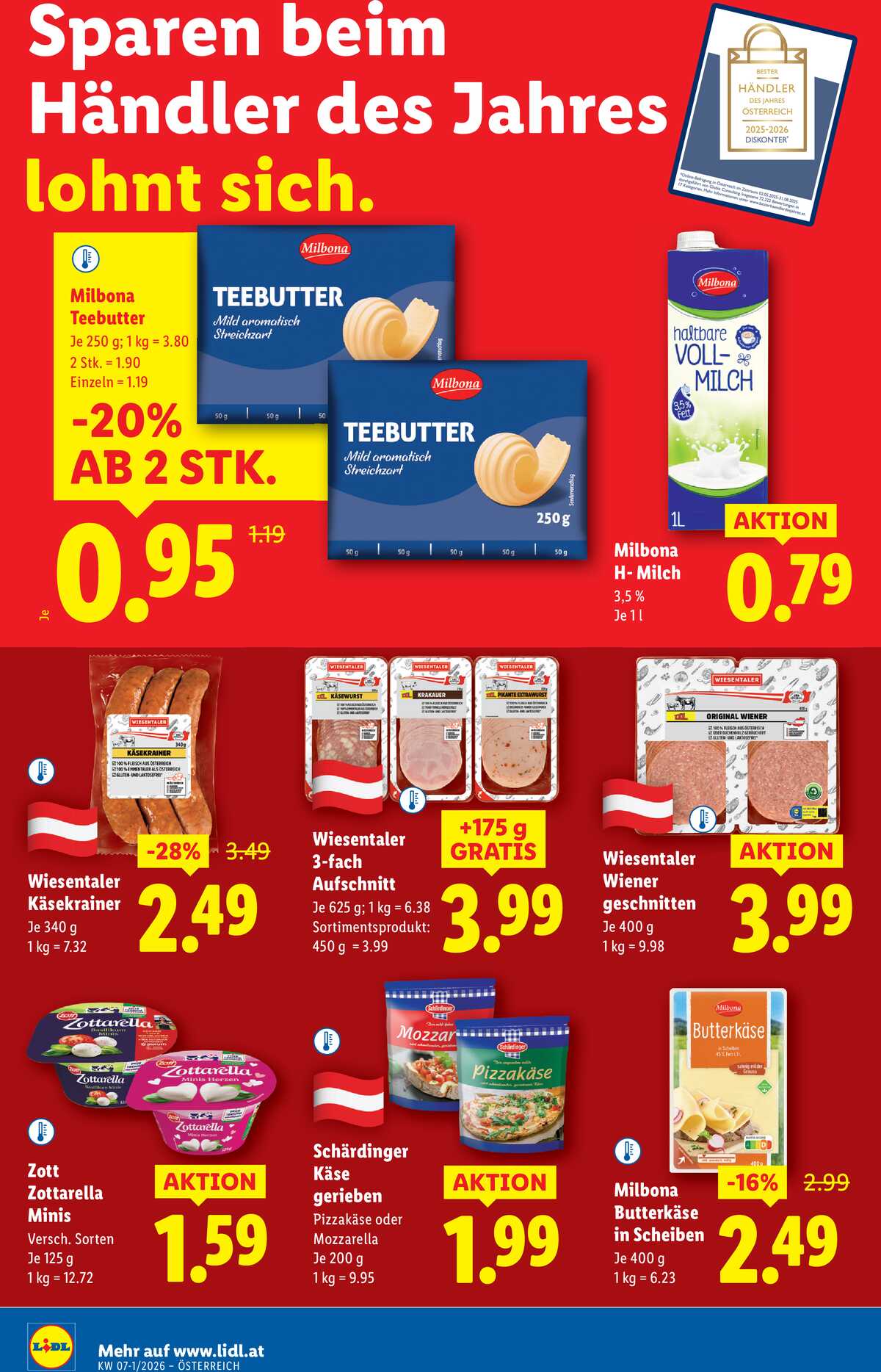 Leták Lidl Rakousko 5.2.-11.2.2026 strana 44
