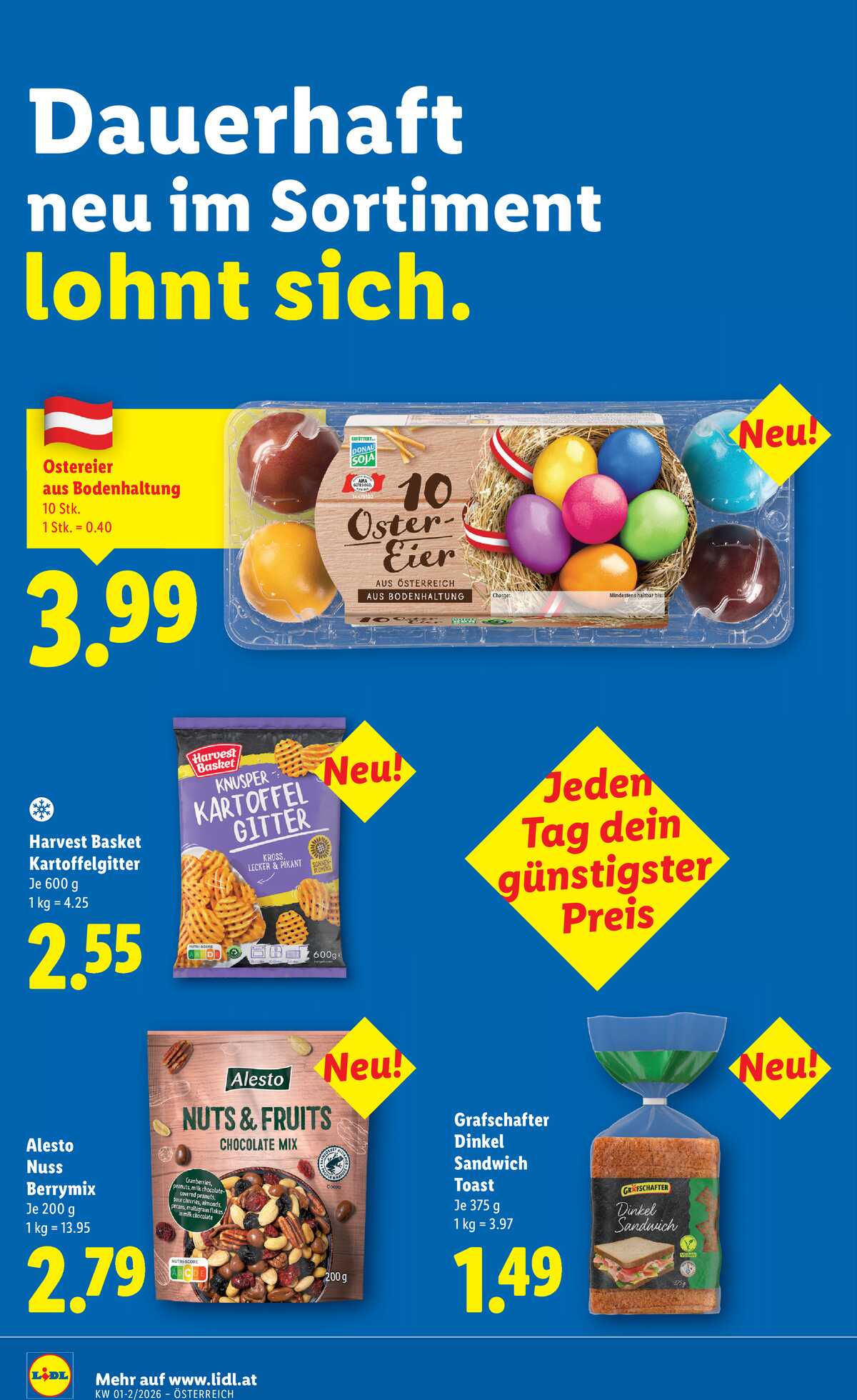 Leták Lidl Rakousko 5.2.-11.2.2026 strana 47
